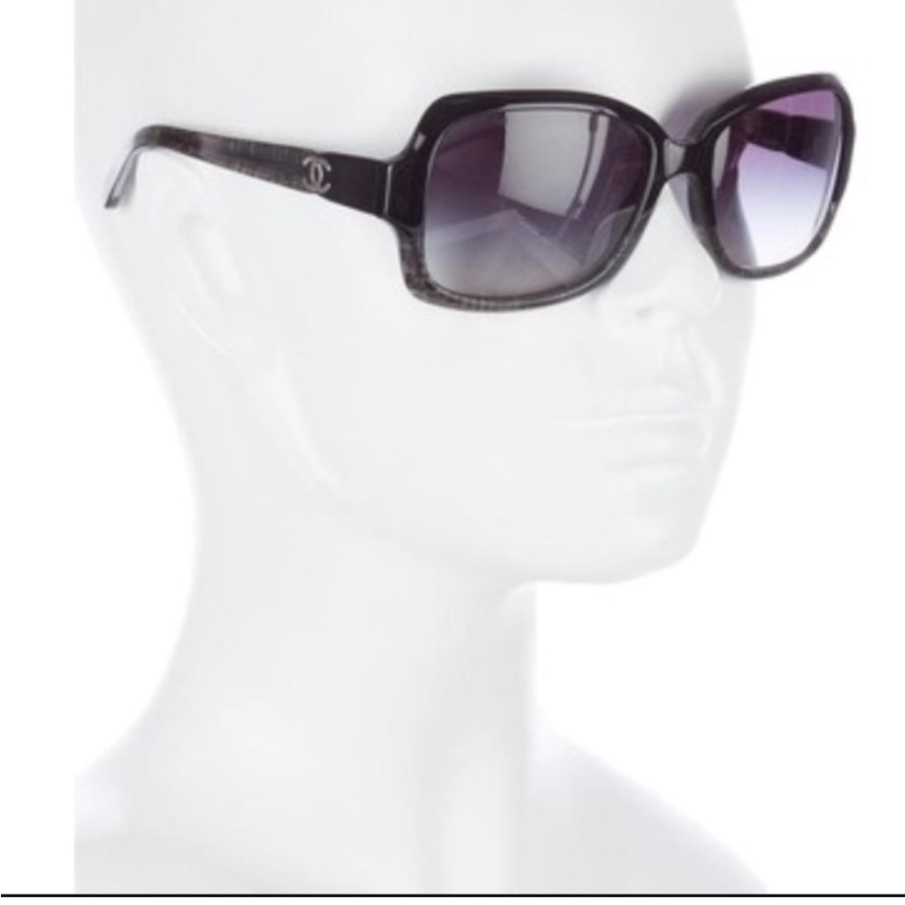 Chanel tweed sunglasses